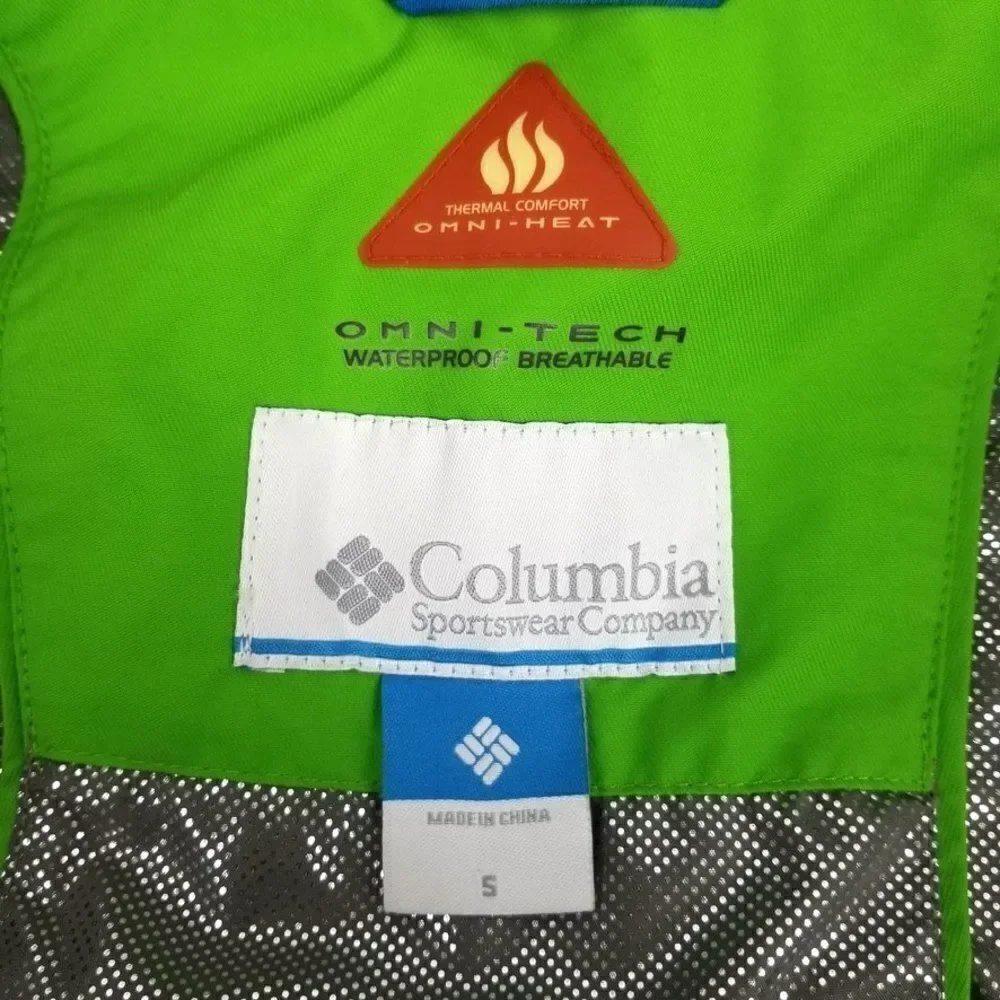 Columbia Fusion Exact Boulder Nylon Omni-Heat Waterproof Hooded Jacket Gorpcore